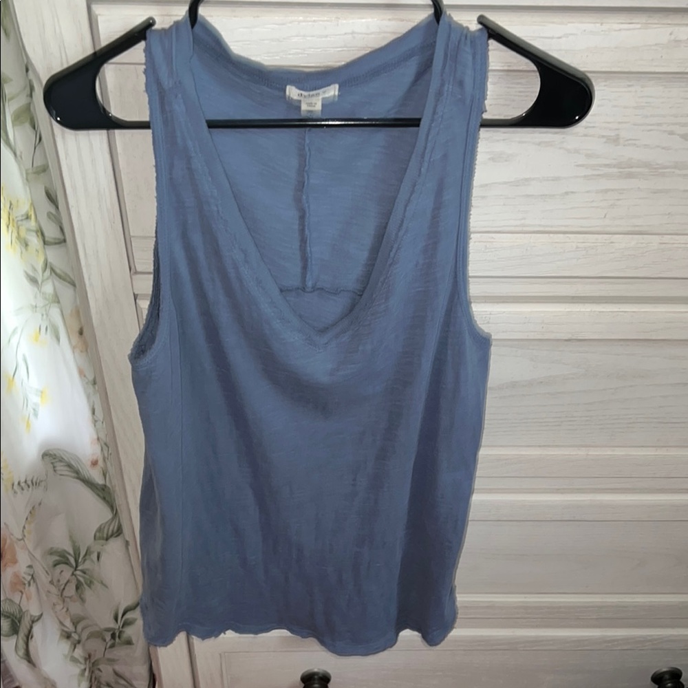 Dylan Blue Sleeveless Tank Top